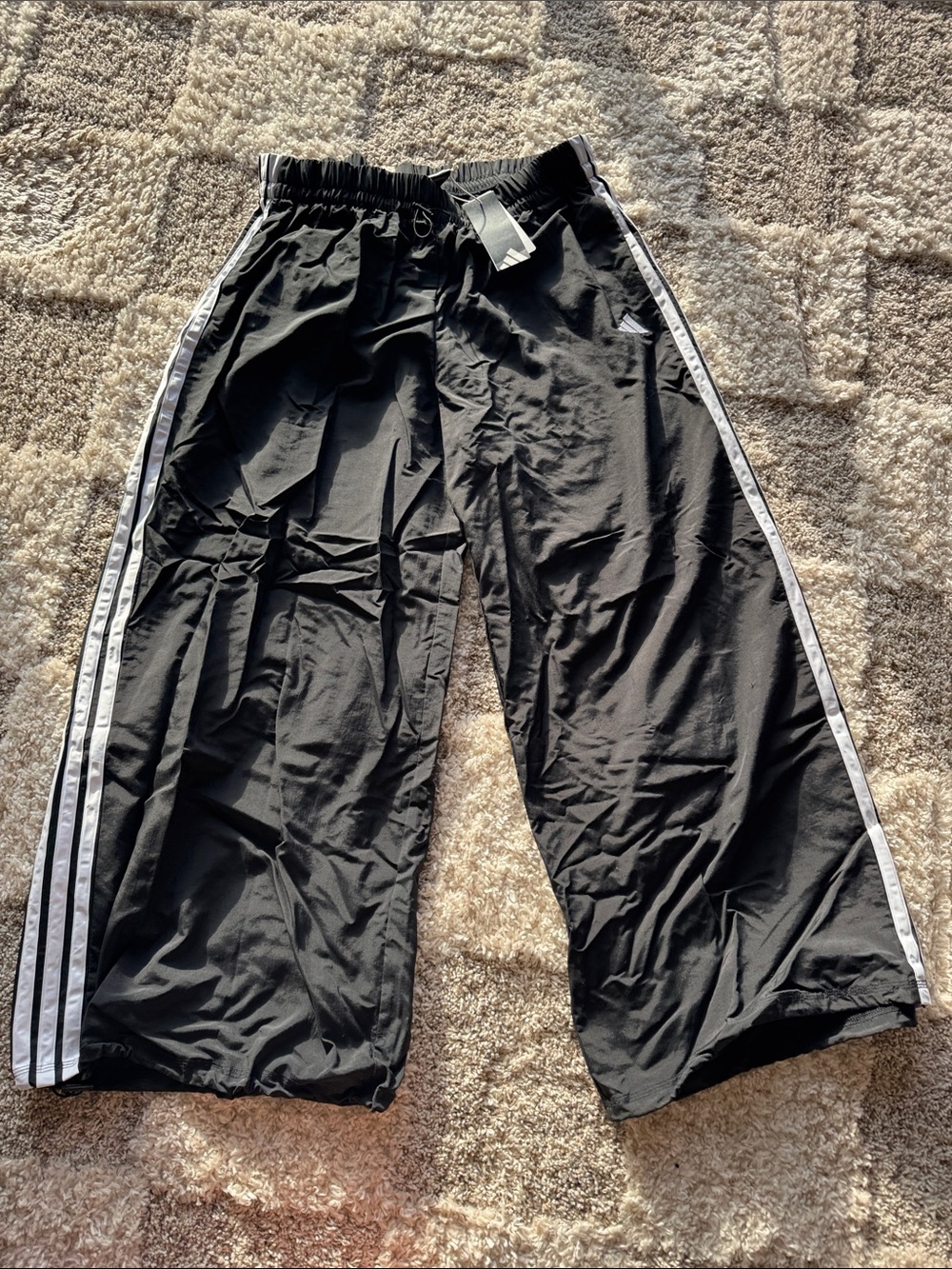 Adidas wide leg track pant
